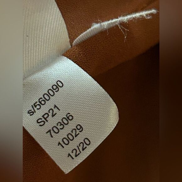 Loft striped dress with side ties boho Women’s size 4 V-neck - Picture 14 of 16